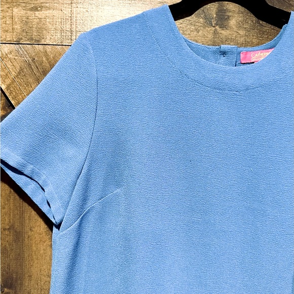 Catherine Malandrino Light Blue Button Back Blouse Sz L - Picture 15 of 15